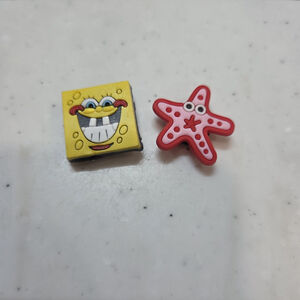 Sponge Bob And Starfish Croc Charm